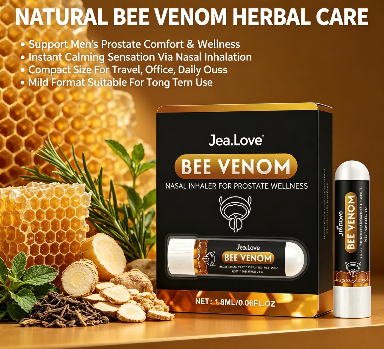 Bee Venom Nasal Inhaler – Premium Herbal Wellness Stick