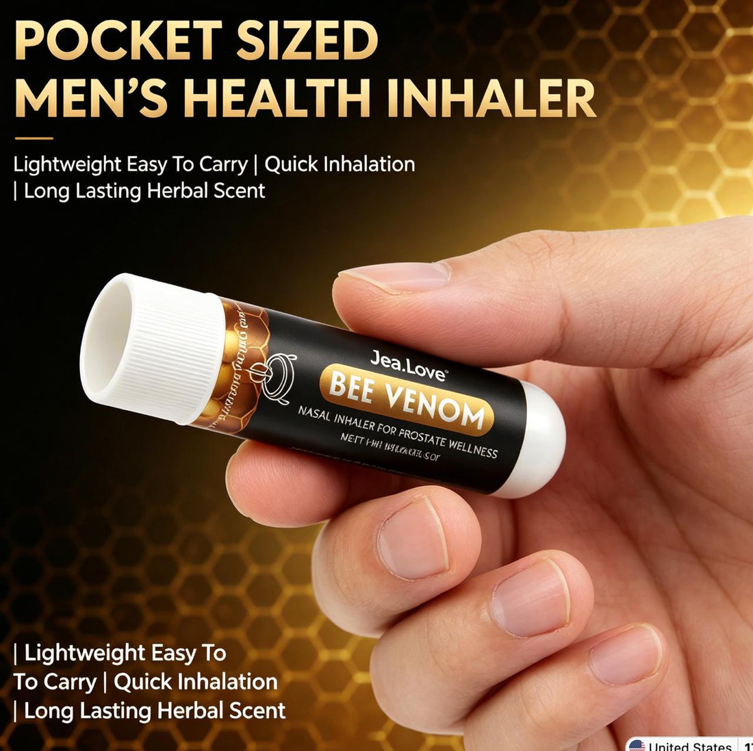 Bee Venom Nasal Inhaler – Premium Herbal Wellness Stick