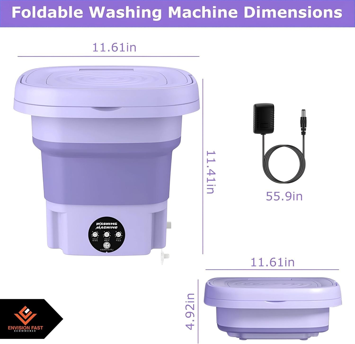 Busy Mom’s Mini Washer – Perfect for Baby Clothes